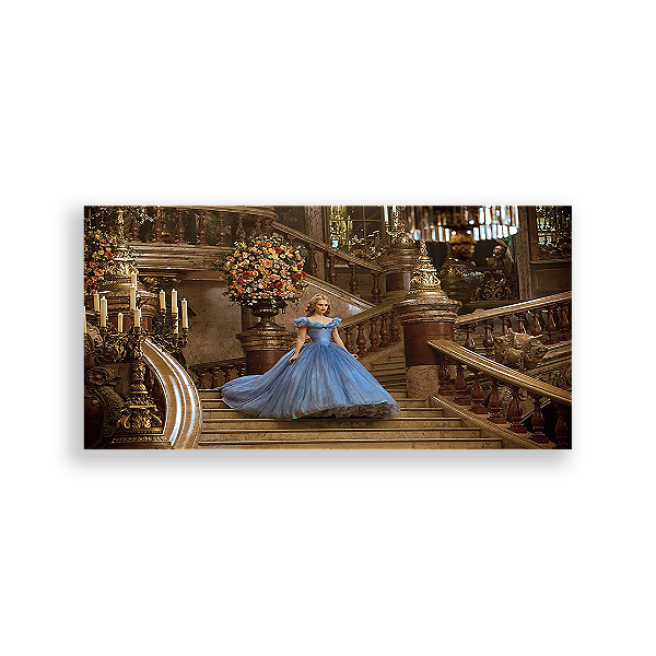 Painel Retangular - Cinderella Filme - Sublimado 3D