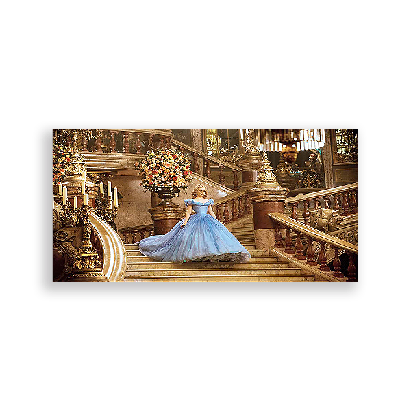 Painel Retangular - Cinderella Filme - Sublimado 3D