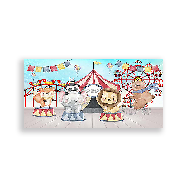 Painel Retangular - Circo - Sublimado 3D