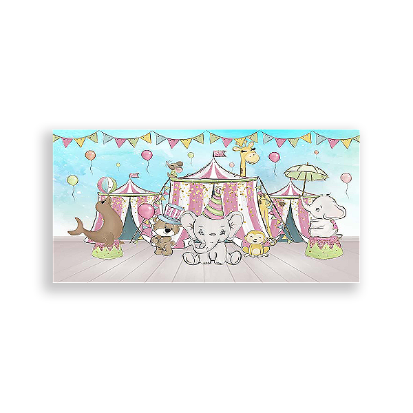 Painel Retangular - Circo - Sublimado 3D