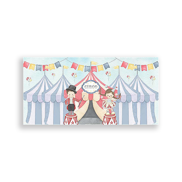 Painel Retangular - Circo - Sublimado 3D