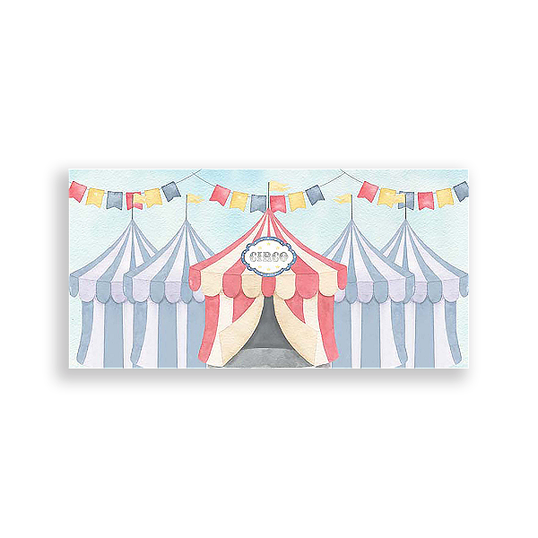 Painel Retangular - Circo - Sublimado 3D