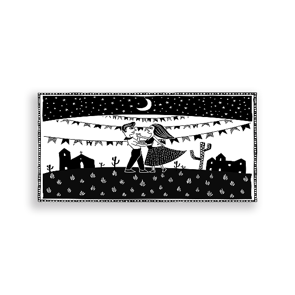 Painel Retangular - Cordel Encantado - Sublimado 3D