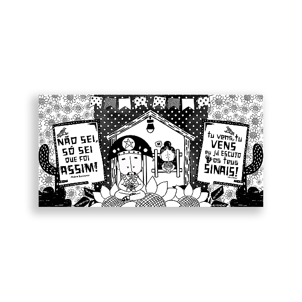 Painel Retangular - Cordel Encantado - Sublimado 3D