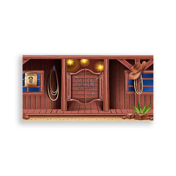 Painel Retangular - Cowboy - Sublimado 3D