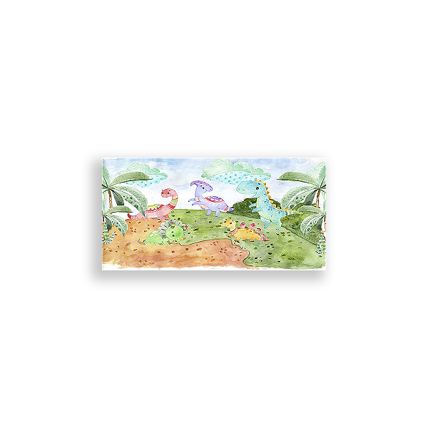 Painel Retangular - Dinossauros - Sublimado 3D