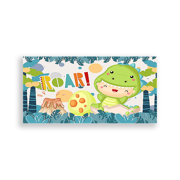 Painel Retangular - Dinossauros - Sublimado 3D