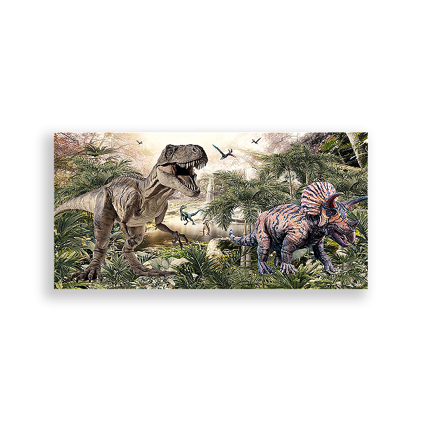 Painel Retangular - Dinossauros - Sublimado 3D