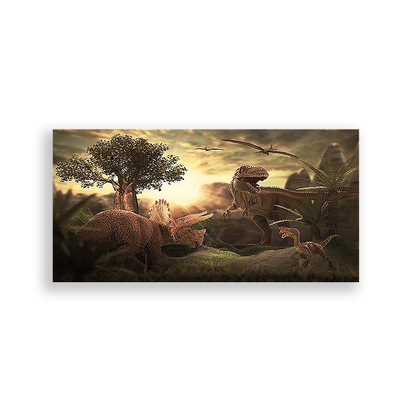 Painel Retangular - Dinossauros - Sublimado 3D