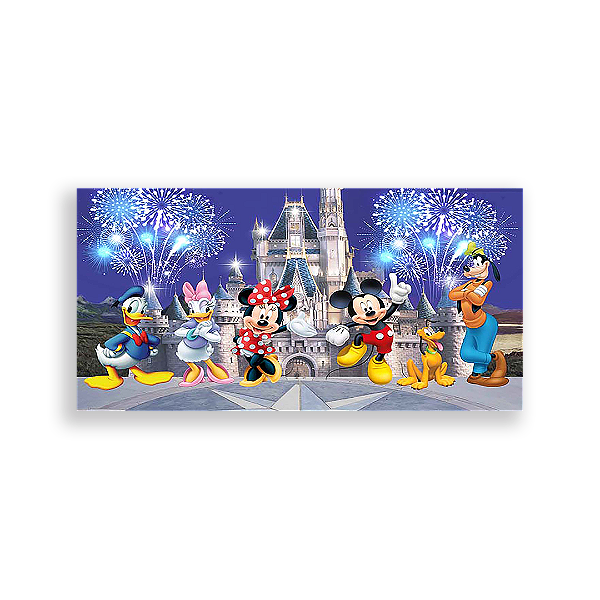 Painel Retangular - Disney - Sublimado 3D