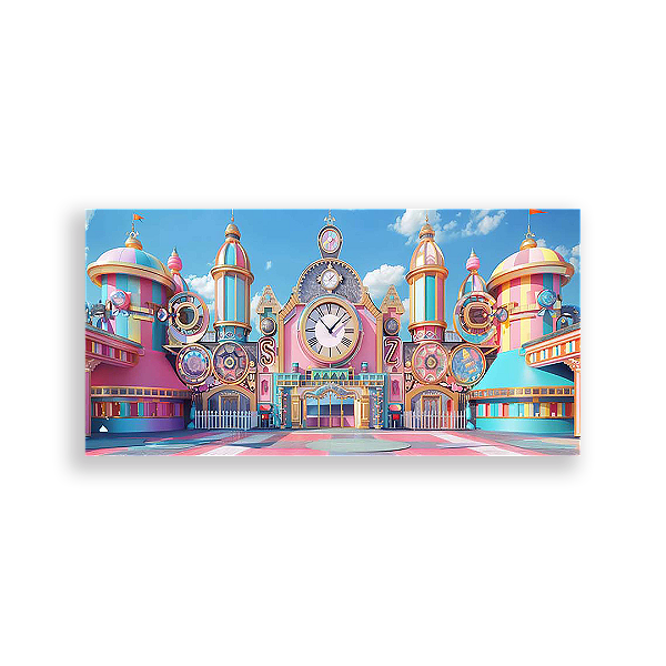 Painel Retangular - Disney Brinquedos - Sublimado 3D