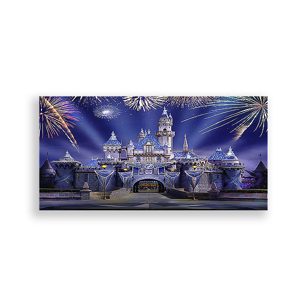 Painel Retangular - Disney Castelos - Sublimado 3D