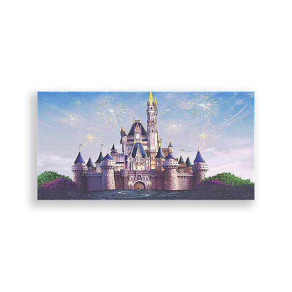 Painel Retangular - Disney Castelos - Sublimado 3D