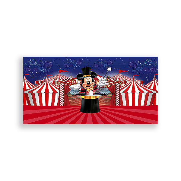 Painel Retangular - Disney Circo - Sublimado 3D