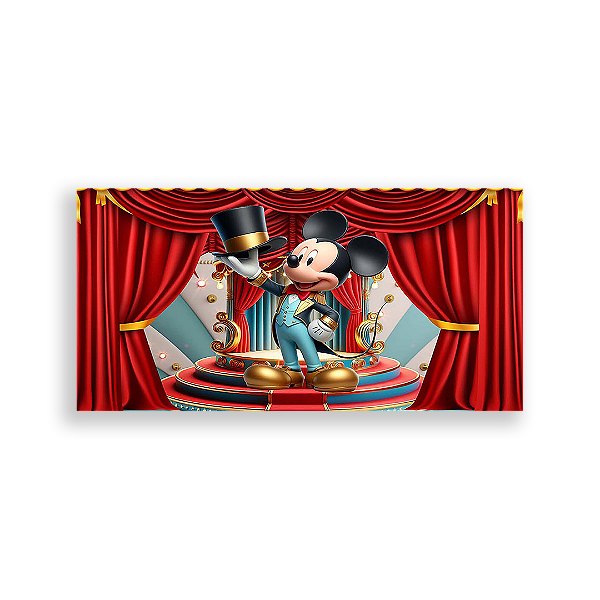 Painel Retangular - Disney Circo - Sublimado 3D