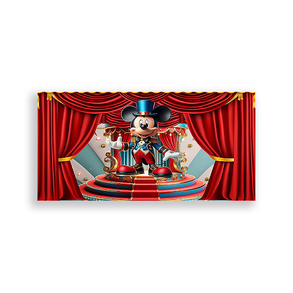 Painel Retangular - Disney Circo - Sublimado 3D