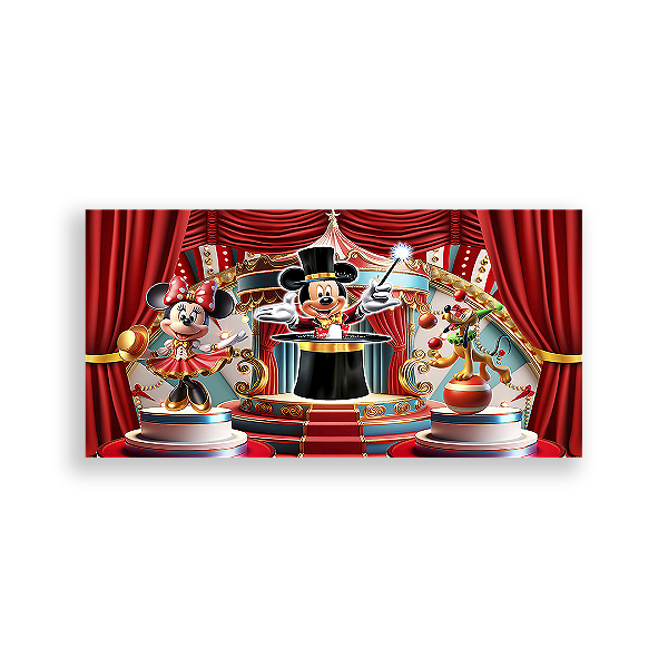 Painel Retangular - Disney Circo - Sublimado 3D