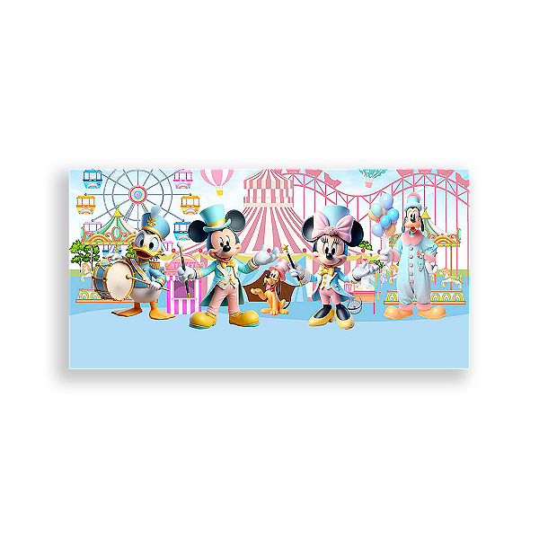 Painel Retangular - Disney Circo - Sublimado 3D