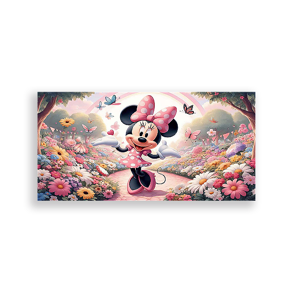 Painel Retangular - Disney Jardim - Sublimado 3D