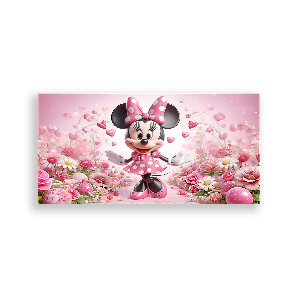 Painel Retangular - Disney Jardim - Sublimado 3D