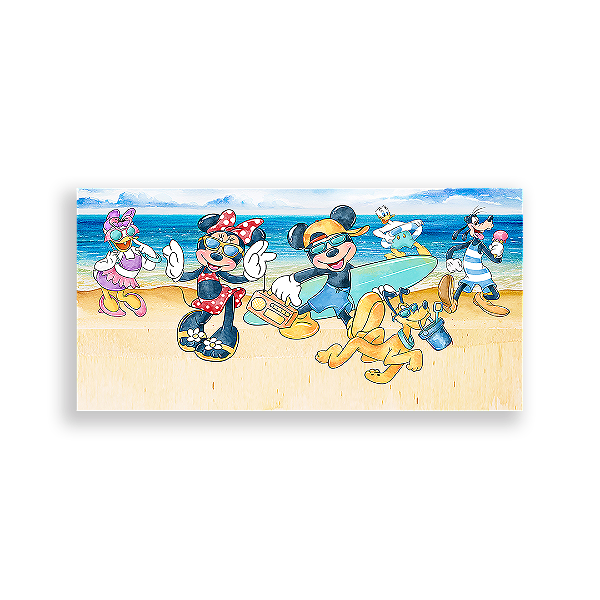 Painel Retangular - Disney Praia - Sublimado 3D