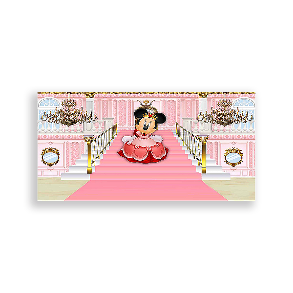 Painel Retangular - Disney Realeza - Sublimado 3D