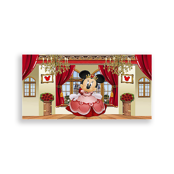 Painel Retangular - Disney Realeza - Sublimado 3D