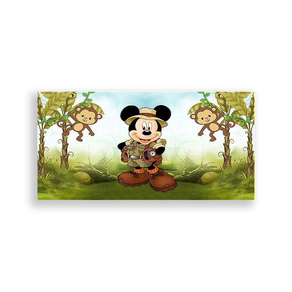 Painel Retangular - Disney Safari - Sublimado 3D