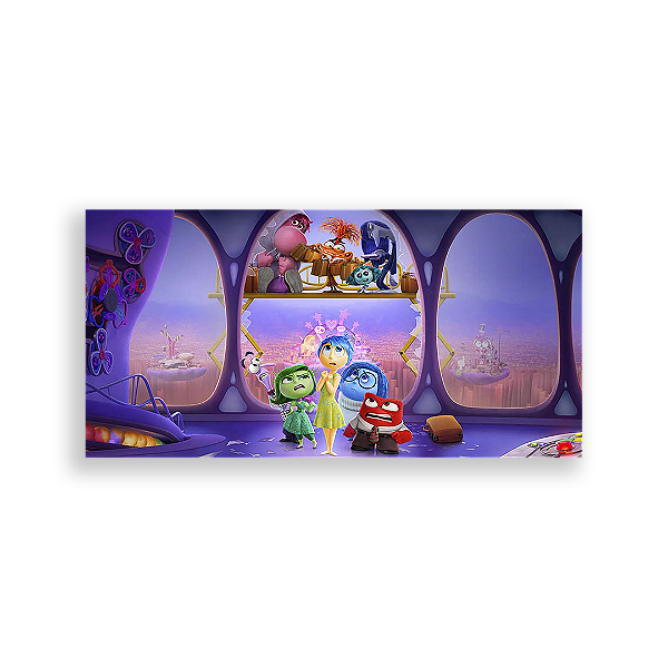 Painel Retangular - Divertida Mente - Sublimado 3D