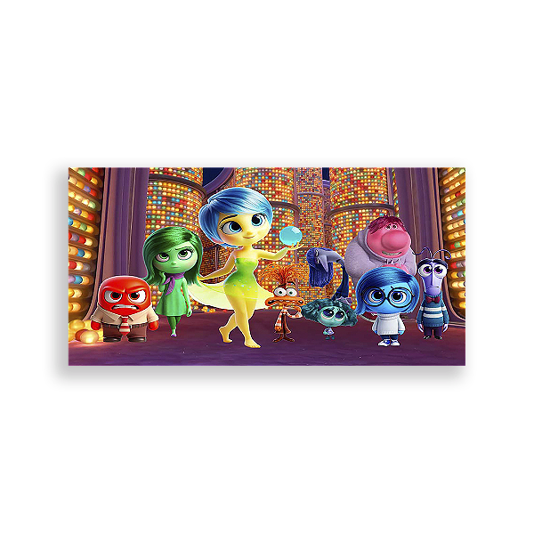 Painel Retangular - Divertida Mente - Sublimado 3D