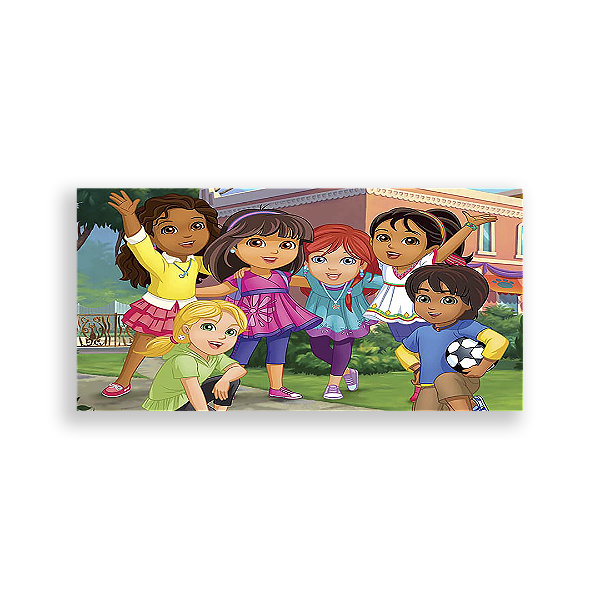 Painel Retangular - Dora E Diego - Sublimado 3D