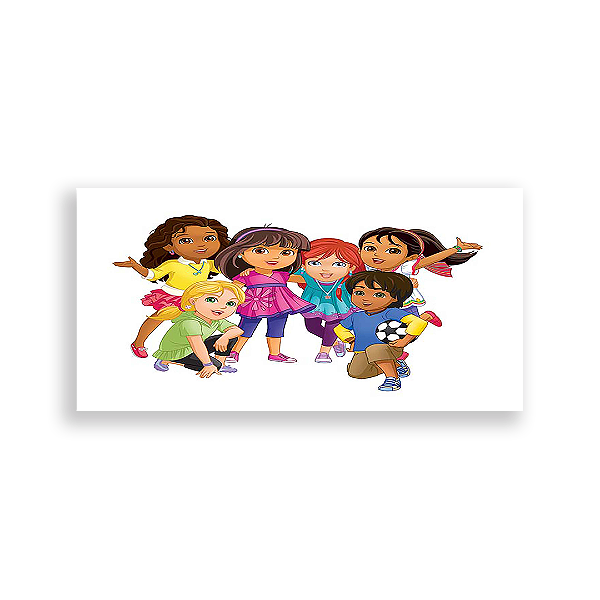 Painel Retangular - Dora E Diego - Sublimado 3D