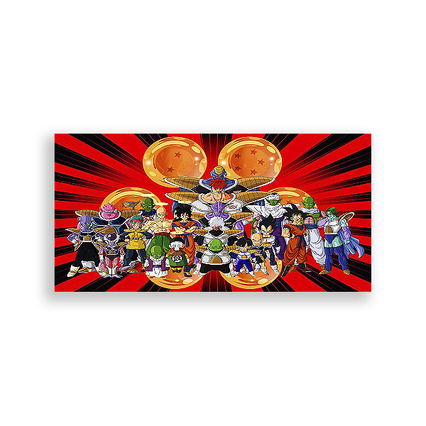 Painel Retangular - Dragon Ball Z - Sublimado 3D