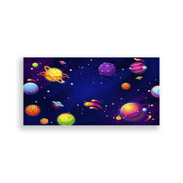 Painel Retangular - Espaço - Sublimado 3D