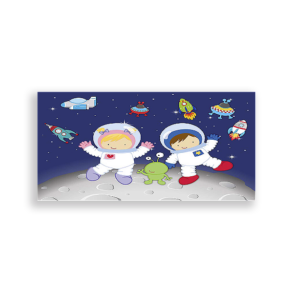 Painel Retangular - Espaço - Sublimado 3D
