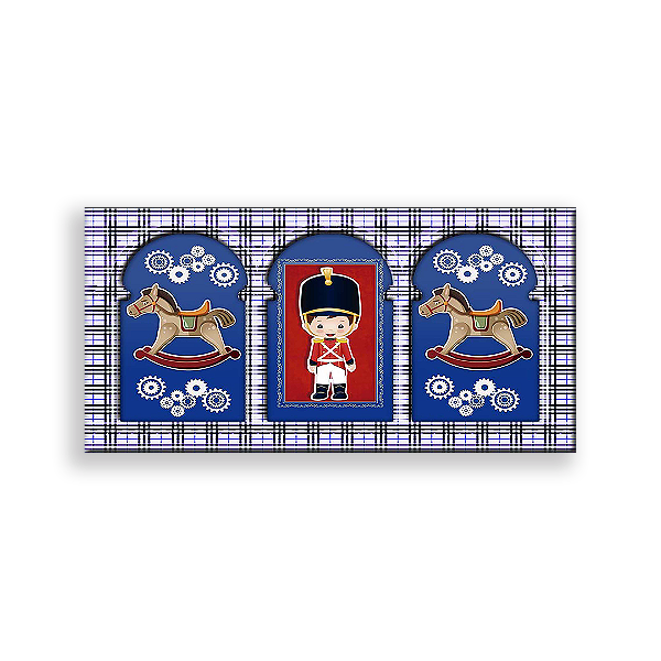 Painel Retangular - Fabrica De Brinquedos - Sublimado 3D