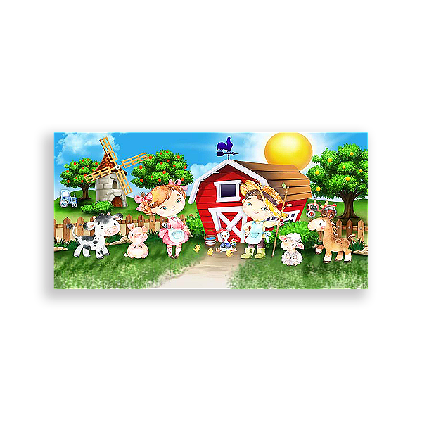 Painel Retangular - Fazenda - Sublimado 3D