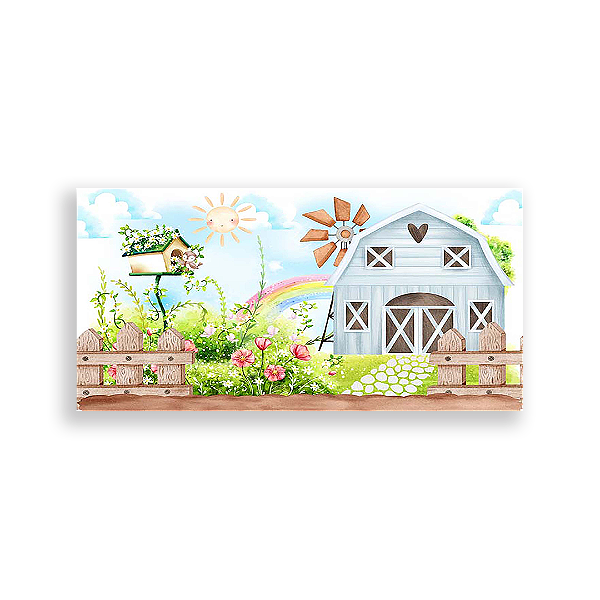 Painel Retangular - Fazenda - Sublimado 3D