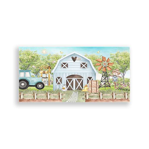 Painel Retangular - Fazenda - Sublimado 3D