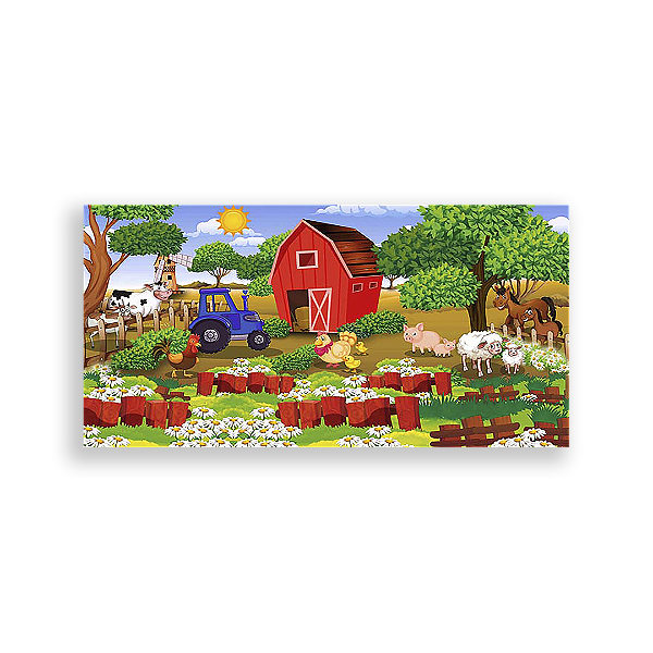 Painel Retangular - Fazenda - Sublimado 3D