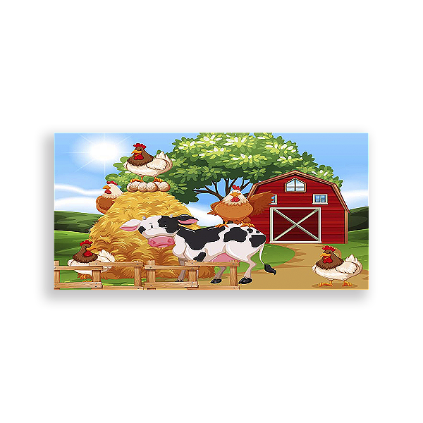 Painel Retangular - Fazenda - Sublimado 3D