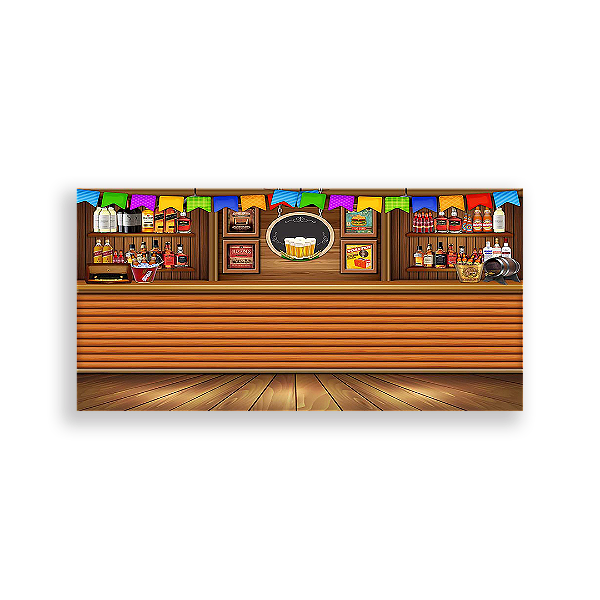 Painel Retangular - Festa Junina - Sublimado 3D