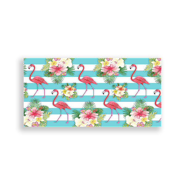 Painel Retangular - Flamingos - Sublimado 3D