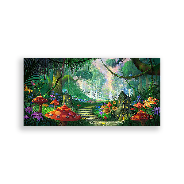 Painel Retangular - Floresta - Sublimado 3D