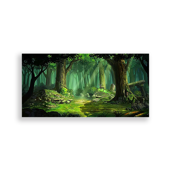 Painel Retangular - Floresta - Sublimado 3D