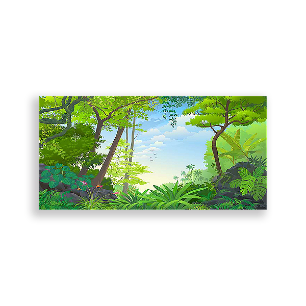 Painel Retangular - Floresta - Sublimado 3D