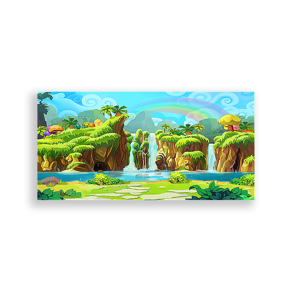 Painel Retangular - Floresta - Sublimado 3D