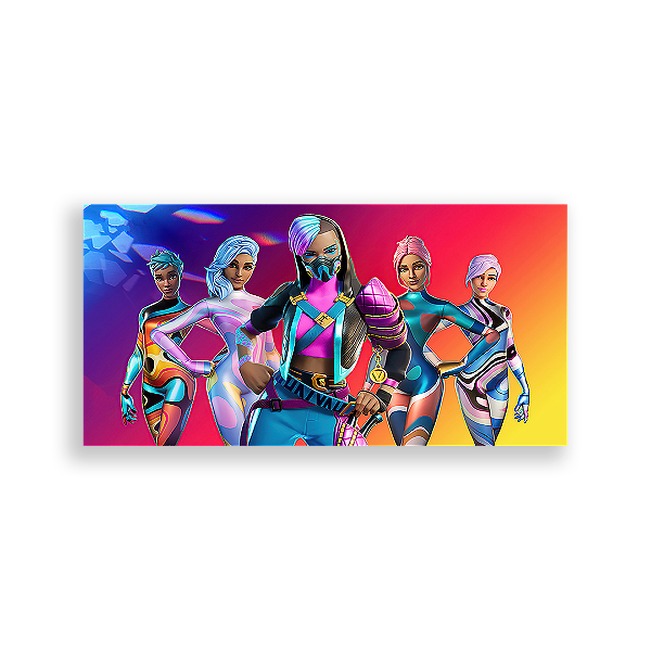 Painel Retangular - Fortnite - Sublimado 3D