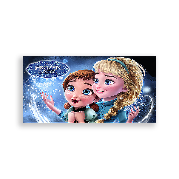 Painel Retangular - Frozen Baby - Sublimado 3D