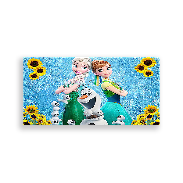 Painel Retangular - Frozen Fever - Sublimado 3D